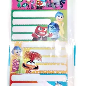 ETIQUETAS PAQUETE X 4 TIRAS INTENSAMENTE DE MIL COLORES
