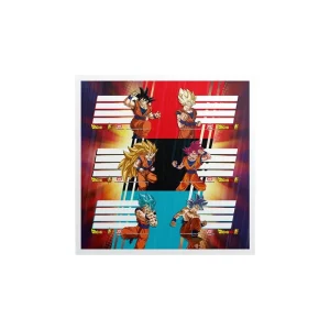 ETIQUETAS AUTOADHESIVAS X12 UN Dragon Ball MOOVING