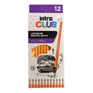 LAPICES GRAFITO INTRO CLUB HB CAJA DE 12 UNIDADES FILGO