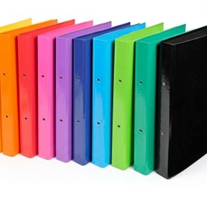 CARPETA OFICIO 2 ANILLOS 40MM COLORES COMUNES AVIOS