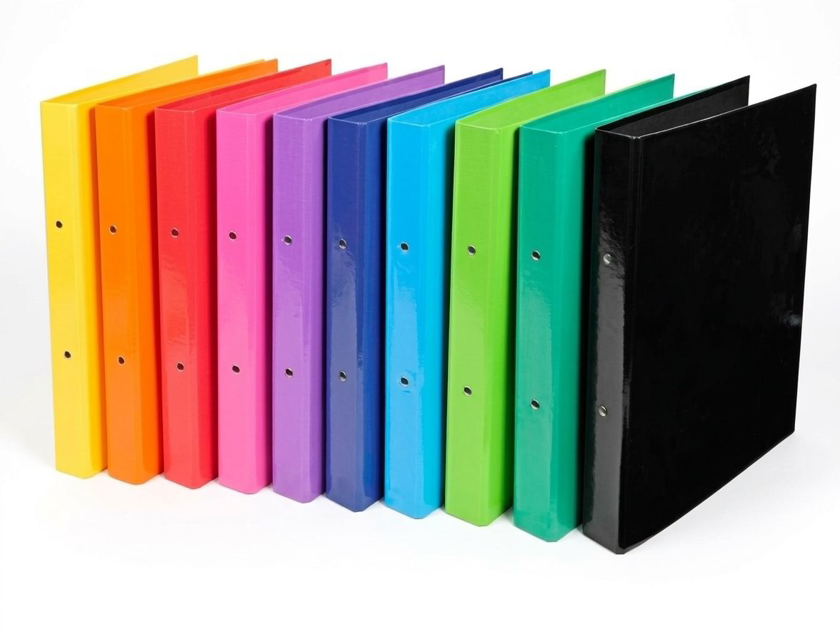 CARPETA OFICIO 2 ANILLOS 40MM COLORES COMUNES AVIOS